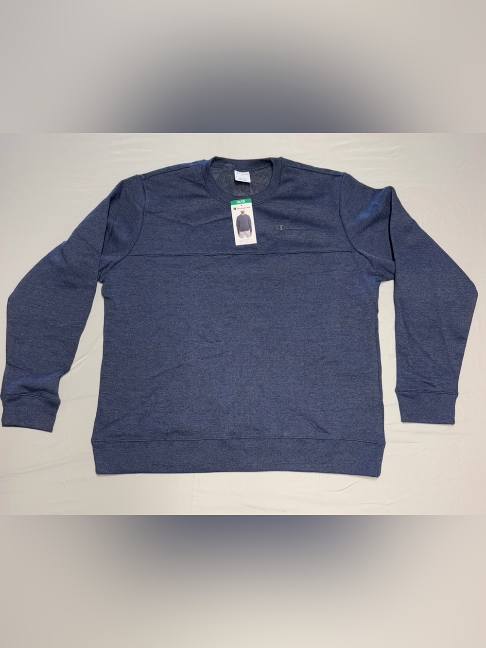 Champion Navy Heather Crewneck Sweatshirt